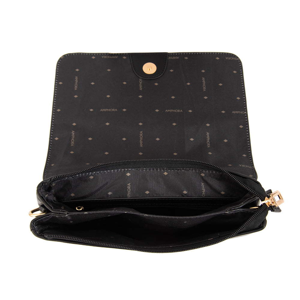 Cartera bandolera graciela pequeña negro