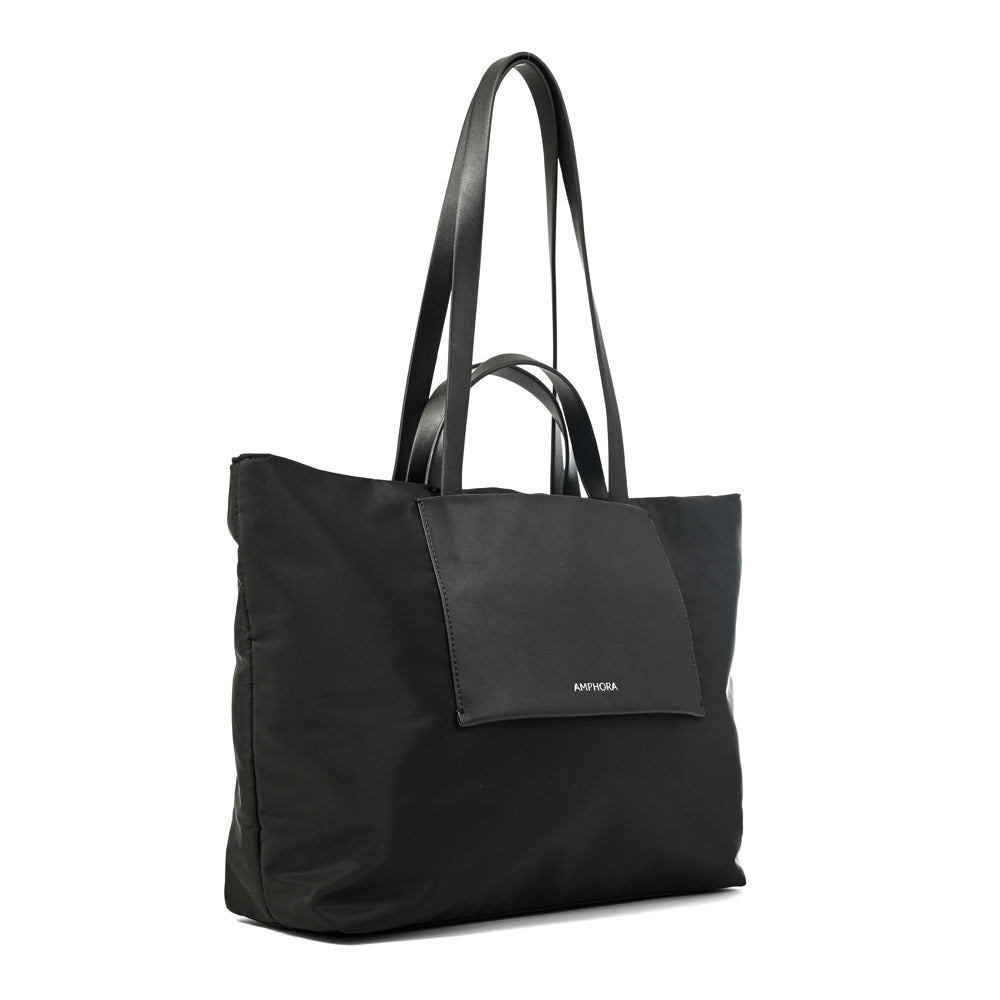 Cartera tote bote nadia grande negro