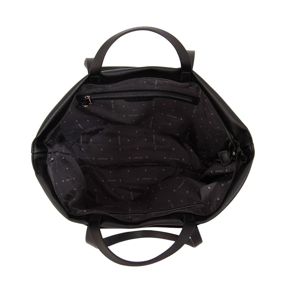 Cartera tote bote nadia grande negro