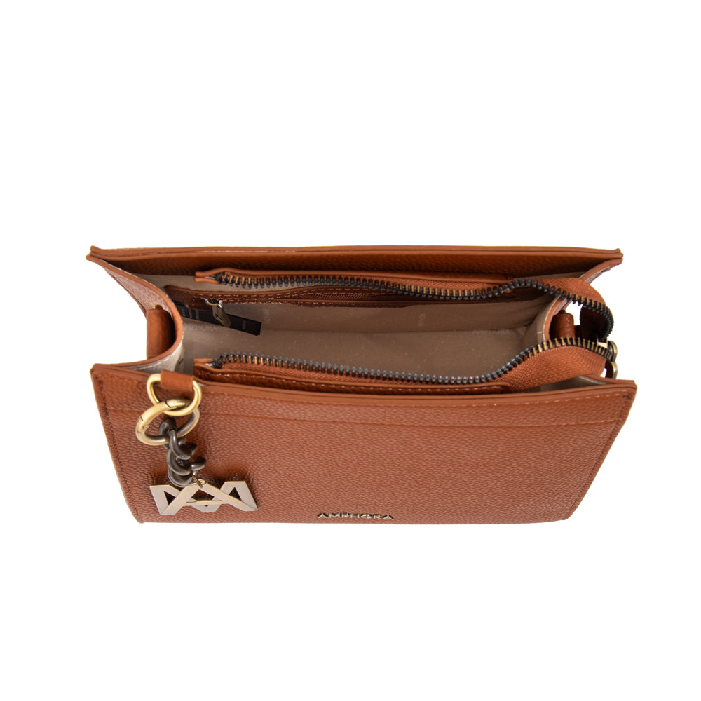 Cartera bandolera miller camel
