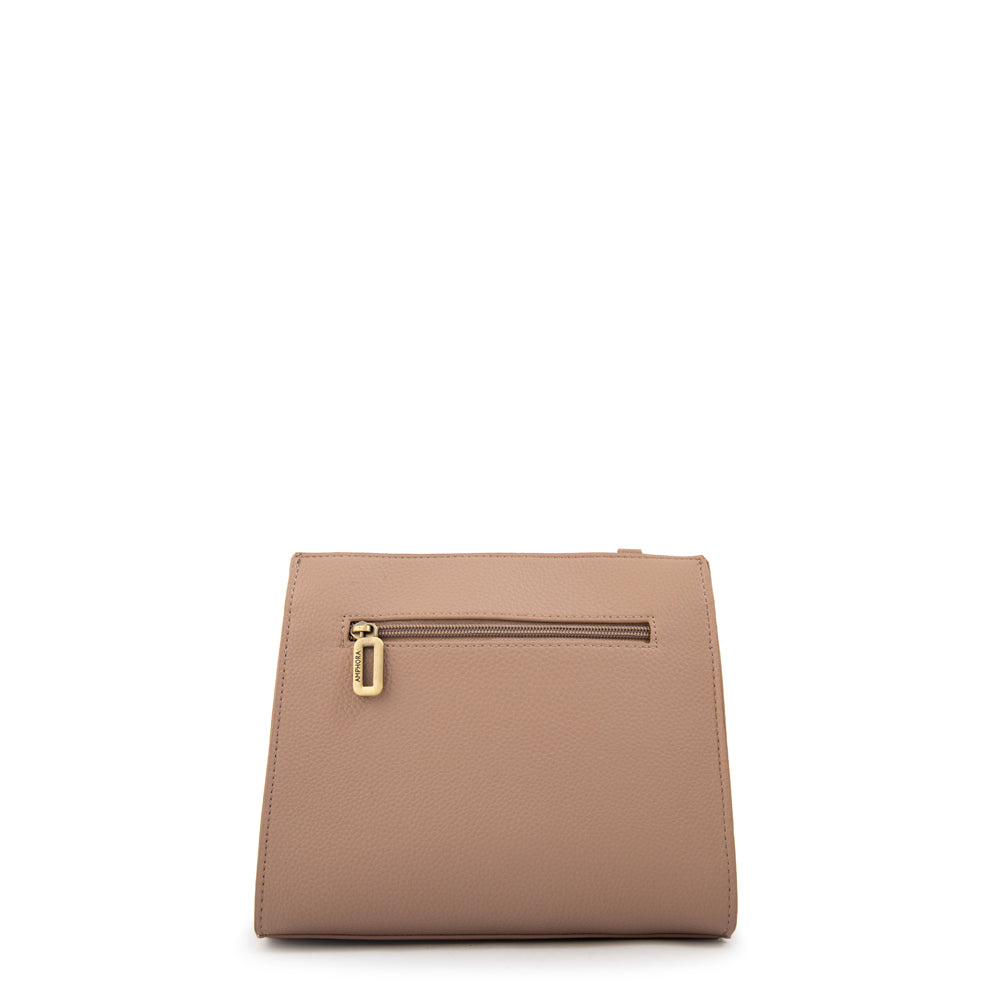 Cartera bandolera miller taupe oscuro