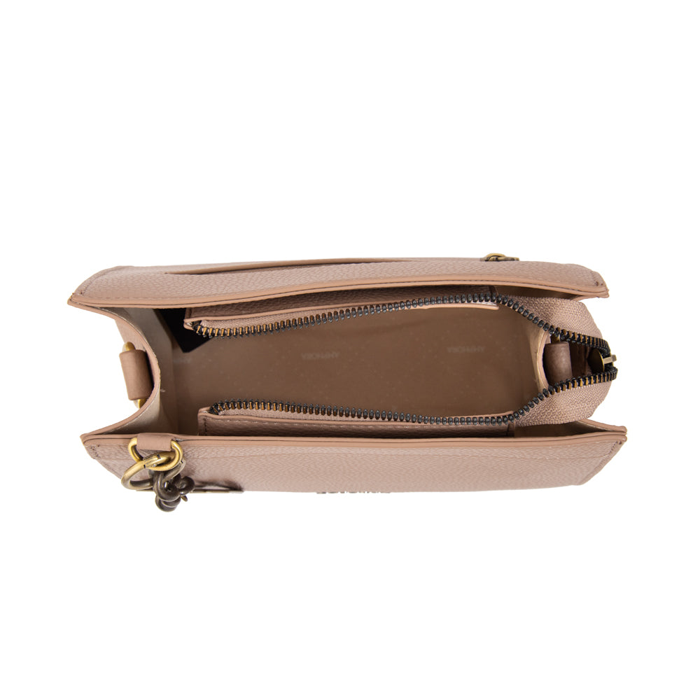 Cartera bandolera miller taupe oscuro
