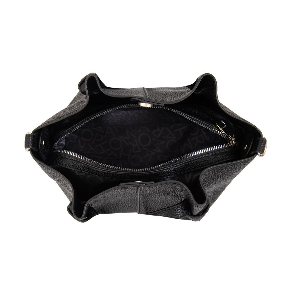 Cartera tote anna pequeña negro