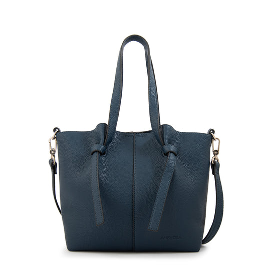 Cartera tote anna pequeña azul