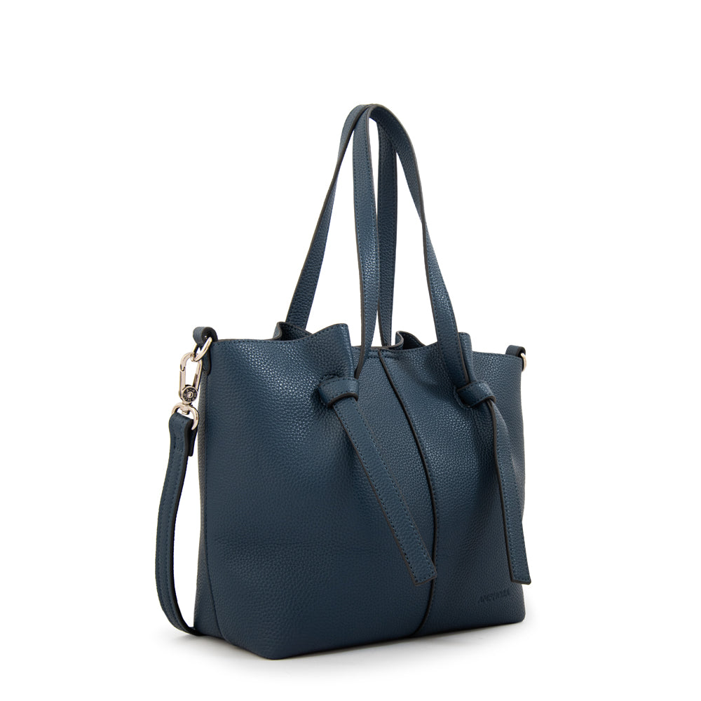 Cartera tote anna pequeña azul