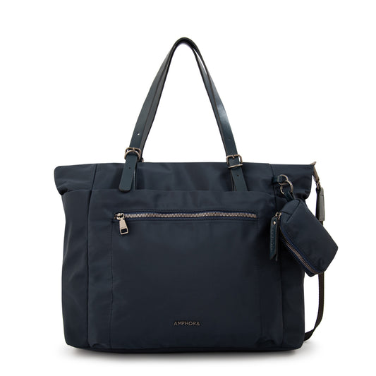 Cartera tote porta notebook irina grande azul