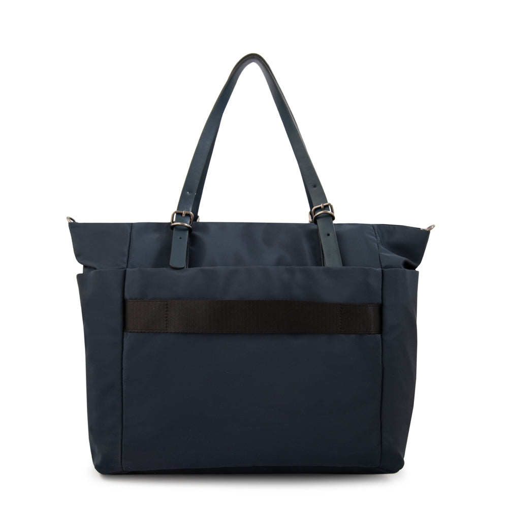 Cartera tote porta notebook irina grande azul