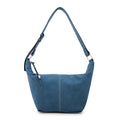 Cartera corte oval mila mediana azul