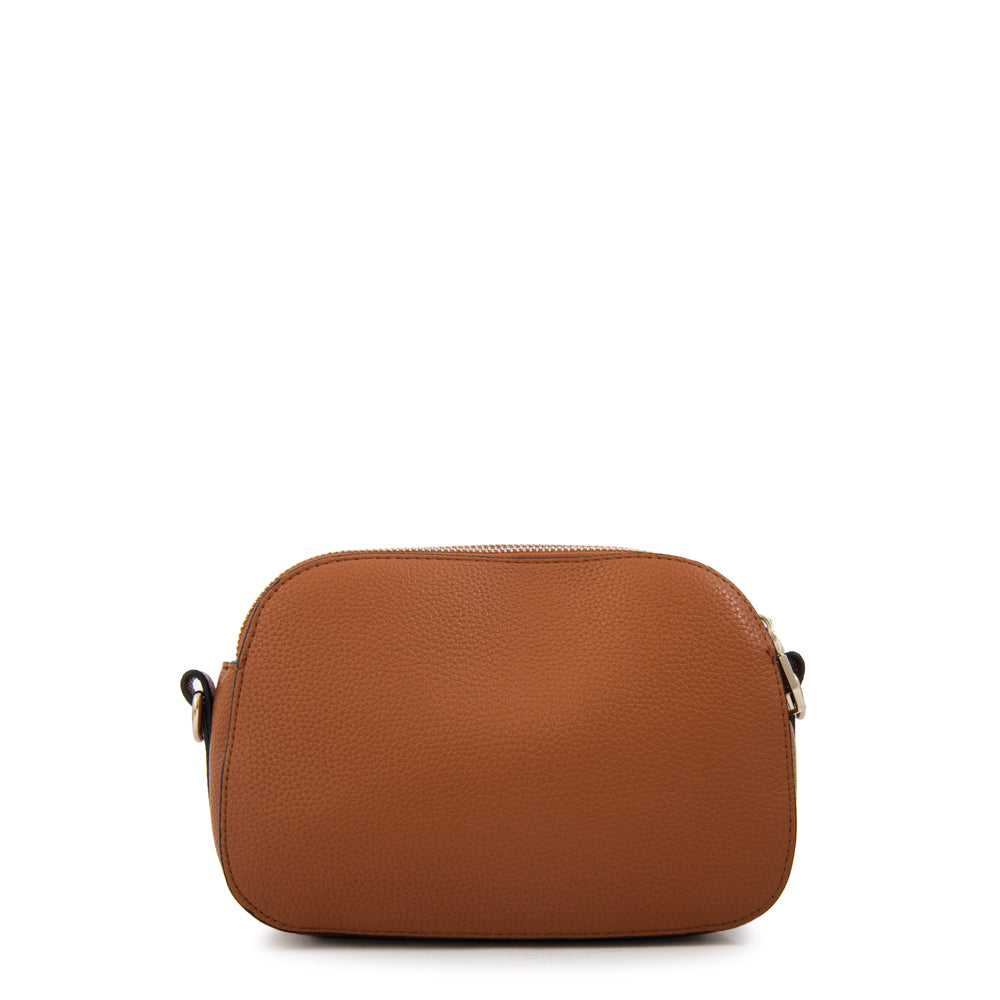 Cartera bandolera monette pequeña café