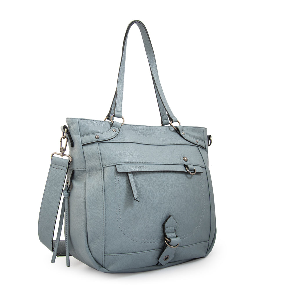Cartera tote porta notebook tamara denim