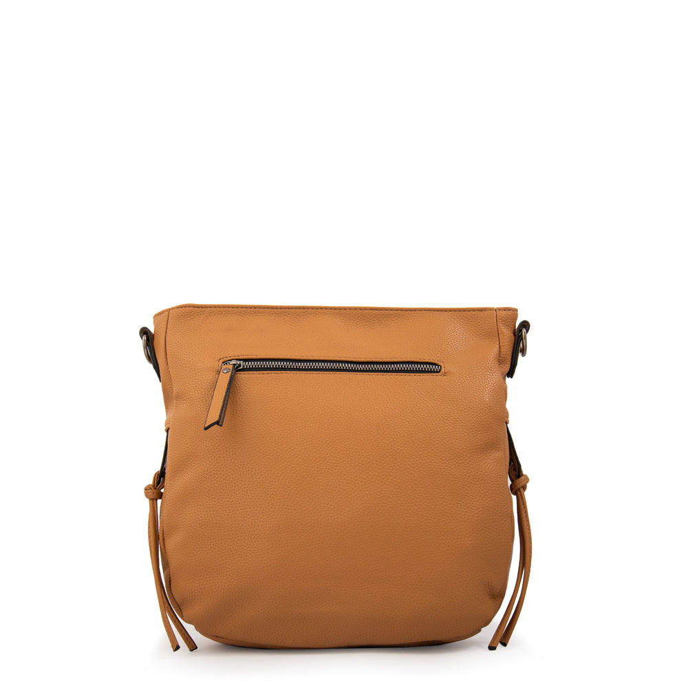 Cartera bandolera tamara pequeña camel