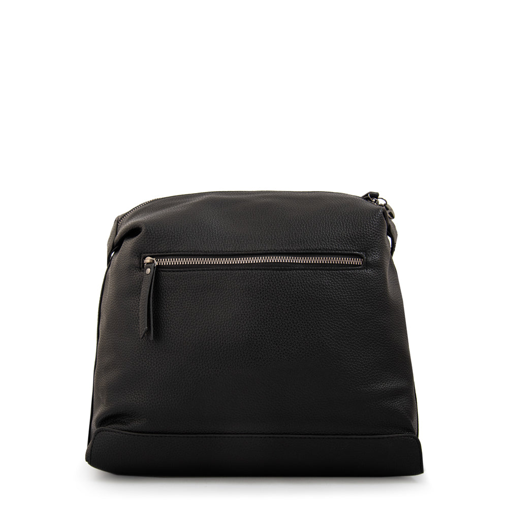 Cartera corte recto ganash mediana negro