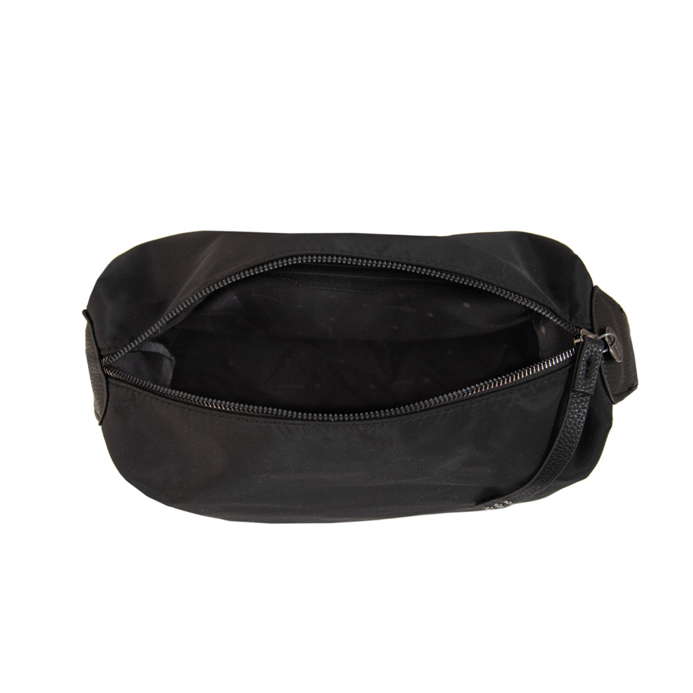 Cartera corte recto ganash mediana negro