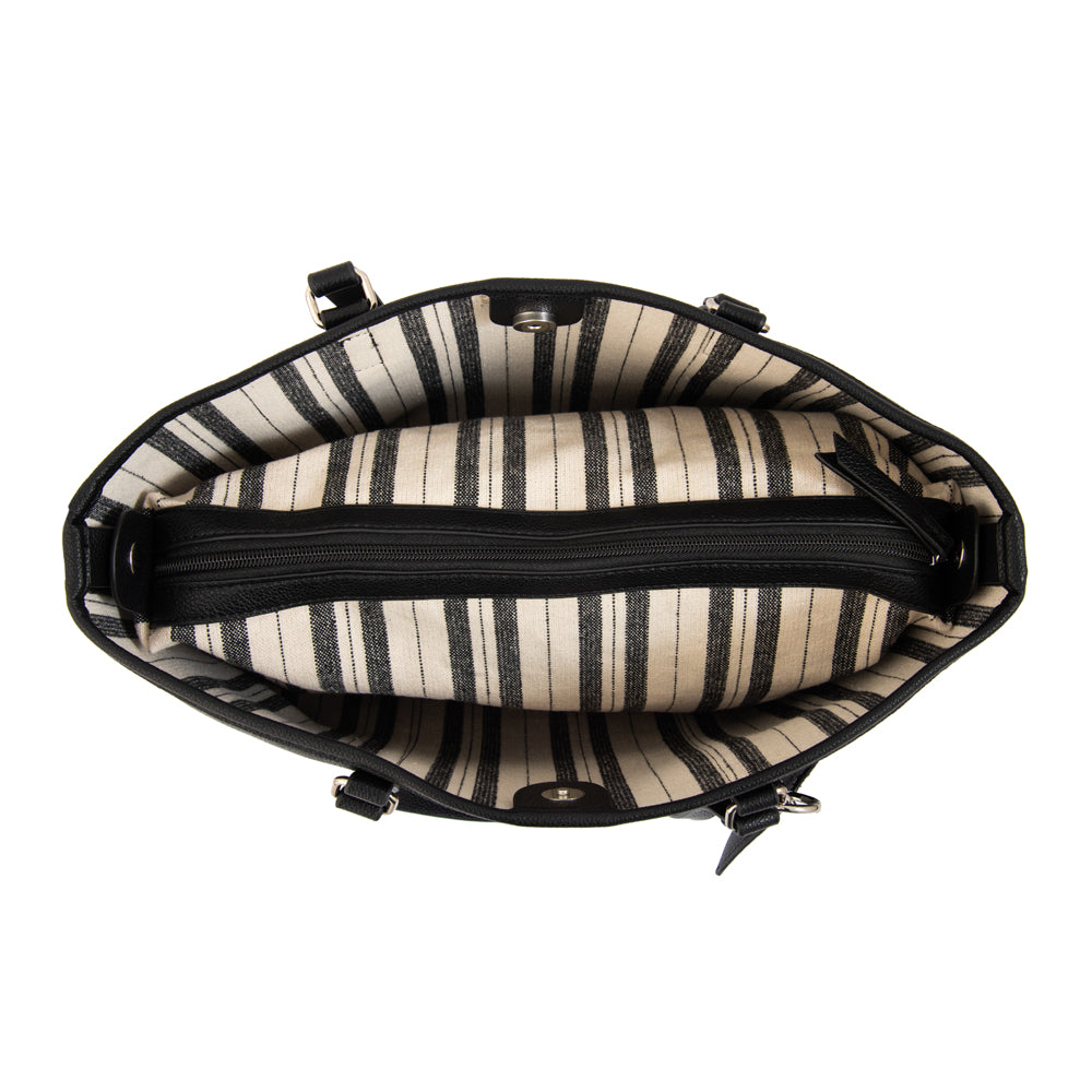 Cartera tote ursula grande negro
