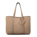 Cartera tote ursula grande beige oscuro
