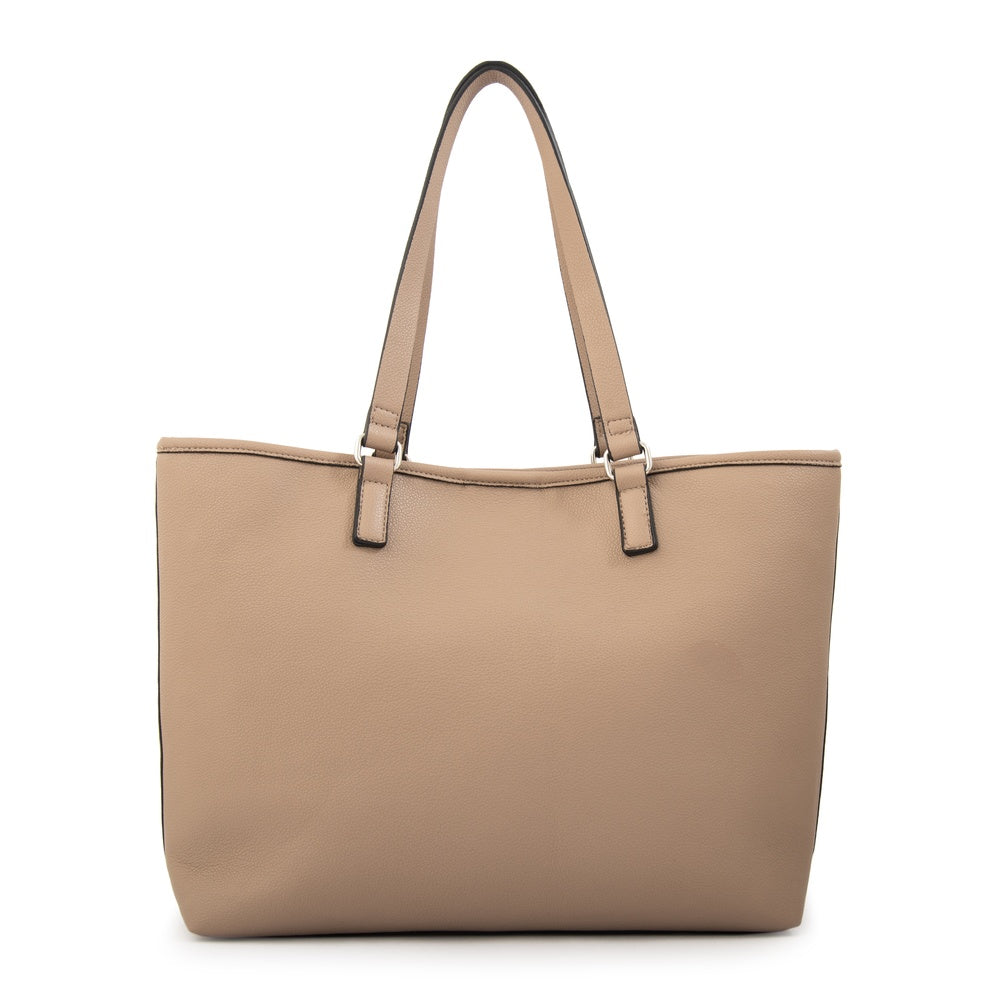 Cartera tote ursula grande beige oscuro