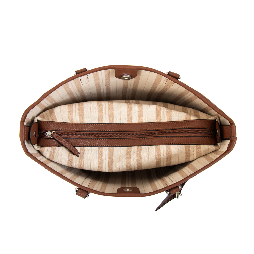 Cartera tote ursula grande café