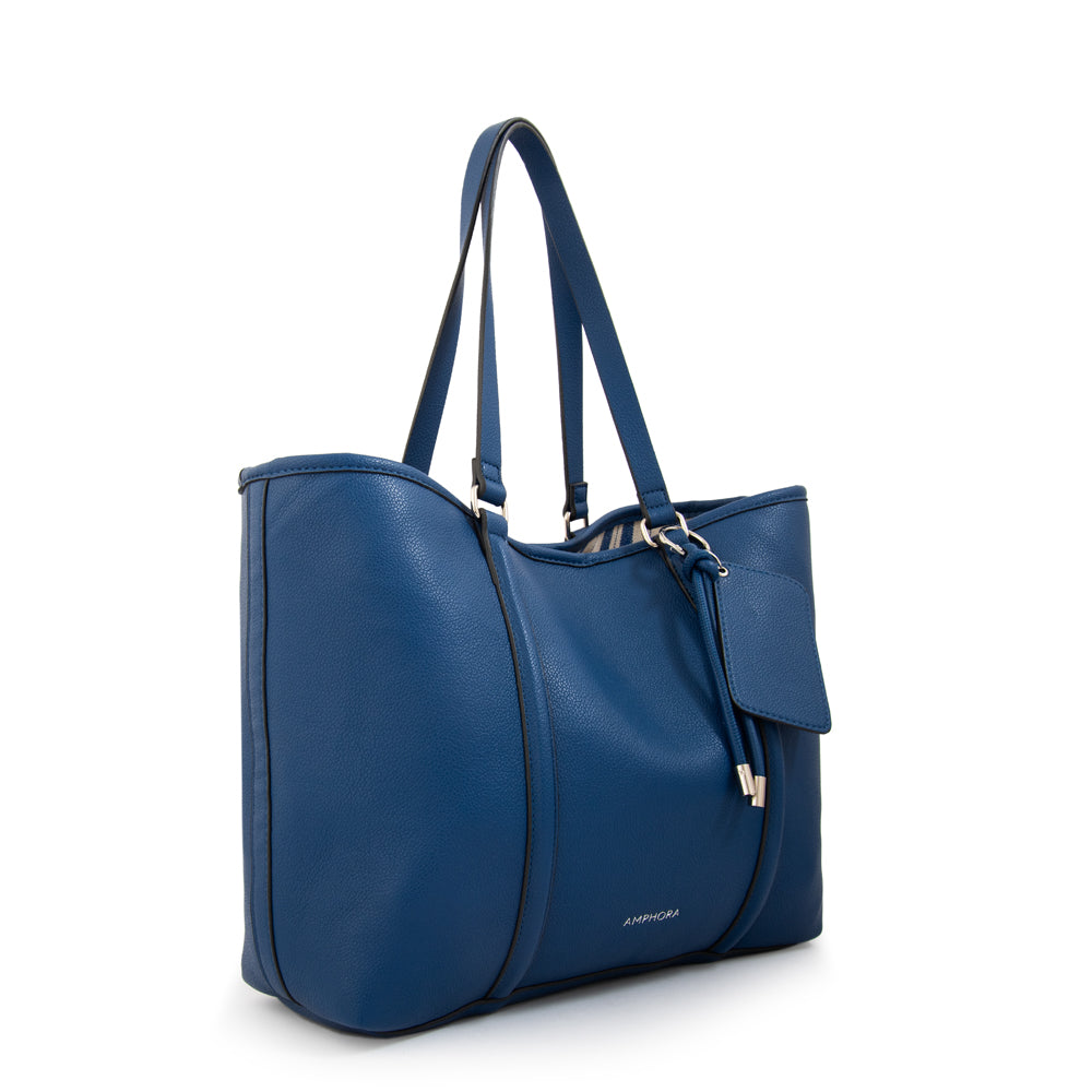 Cartera tote ursula grande azul