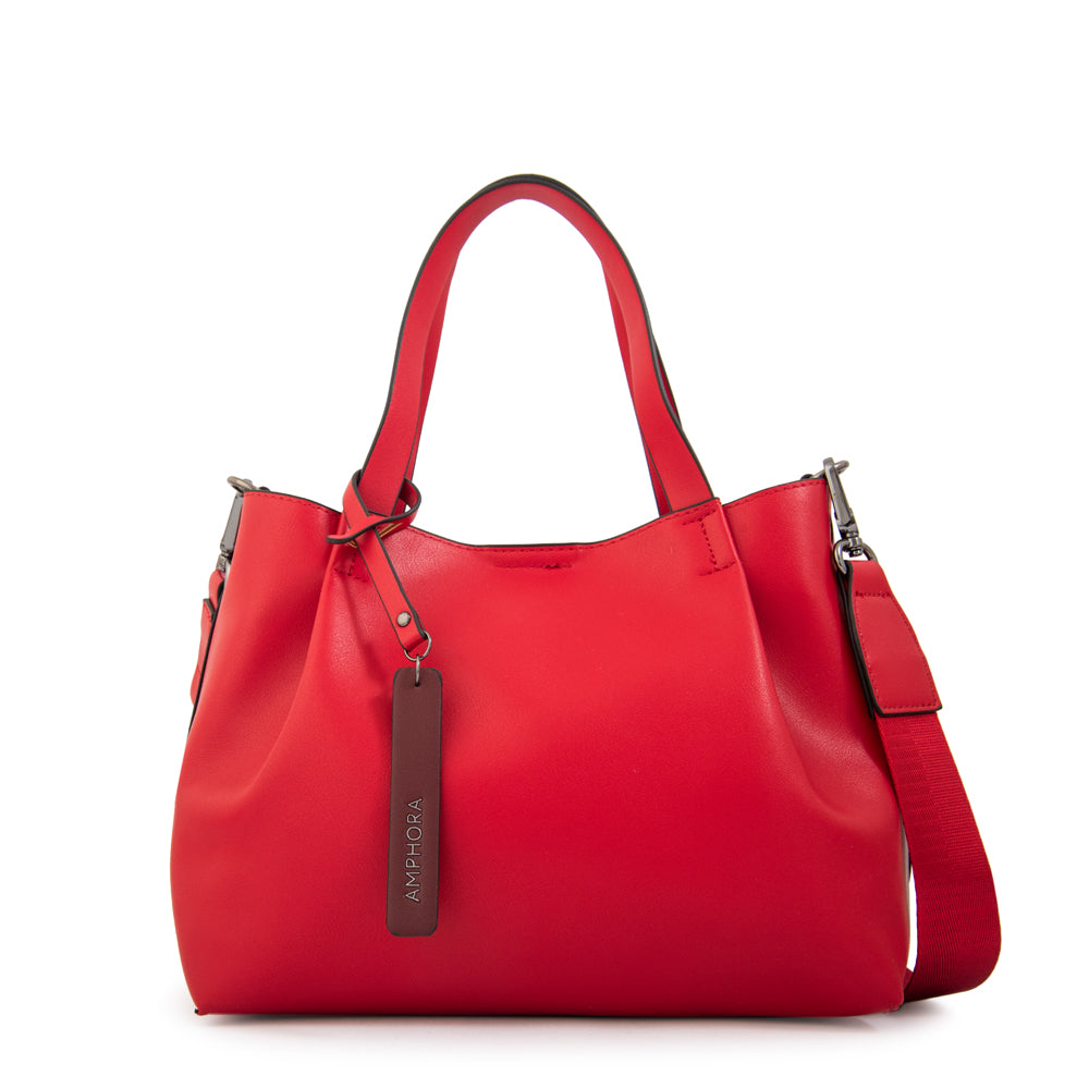 Cartera tote constans pequeña rojo