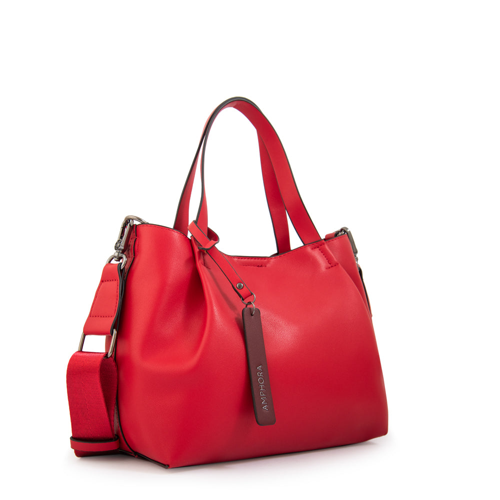 Cartera tote constans pequeña rojo