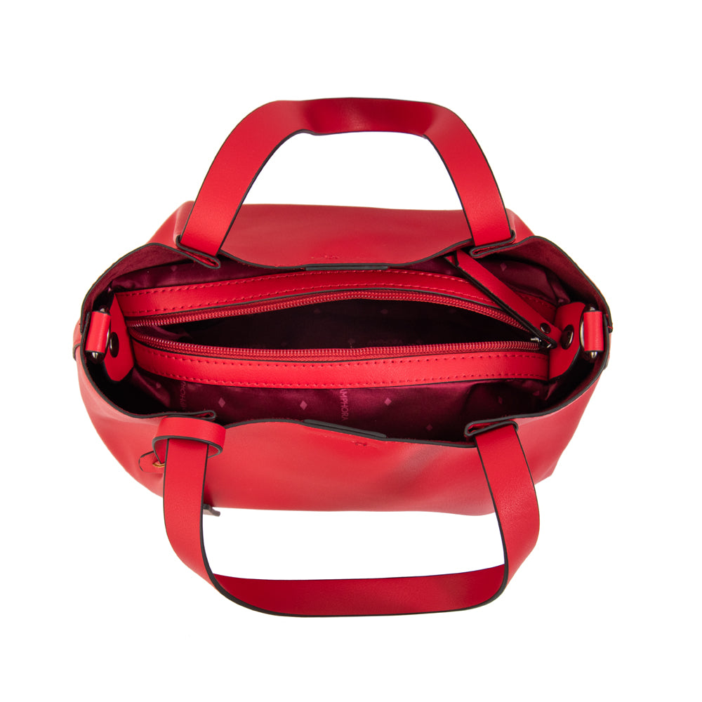 Cartera tote constans pequeña rojo