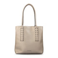 Cartera tote riona mediana plateado oscuro