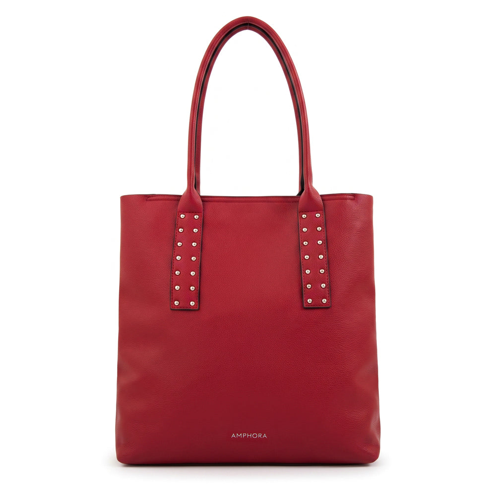 Cartera tote riona grande rojo