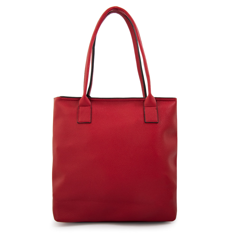 Cartera tote riona grande rojo