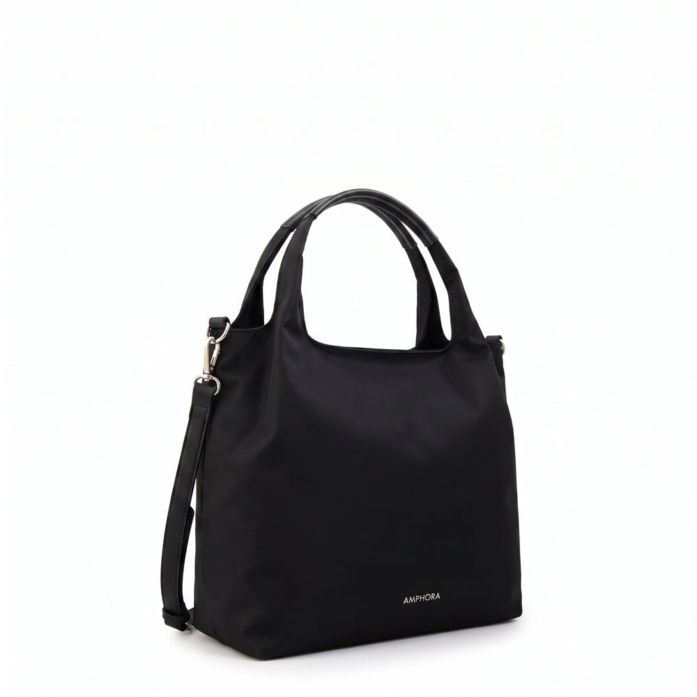 Cartera tote milicent mediana negro