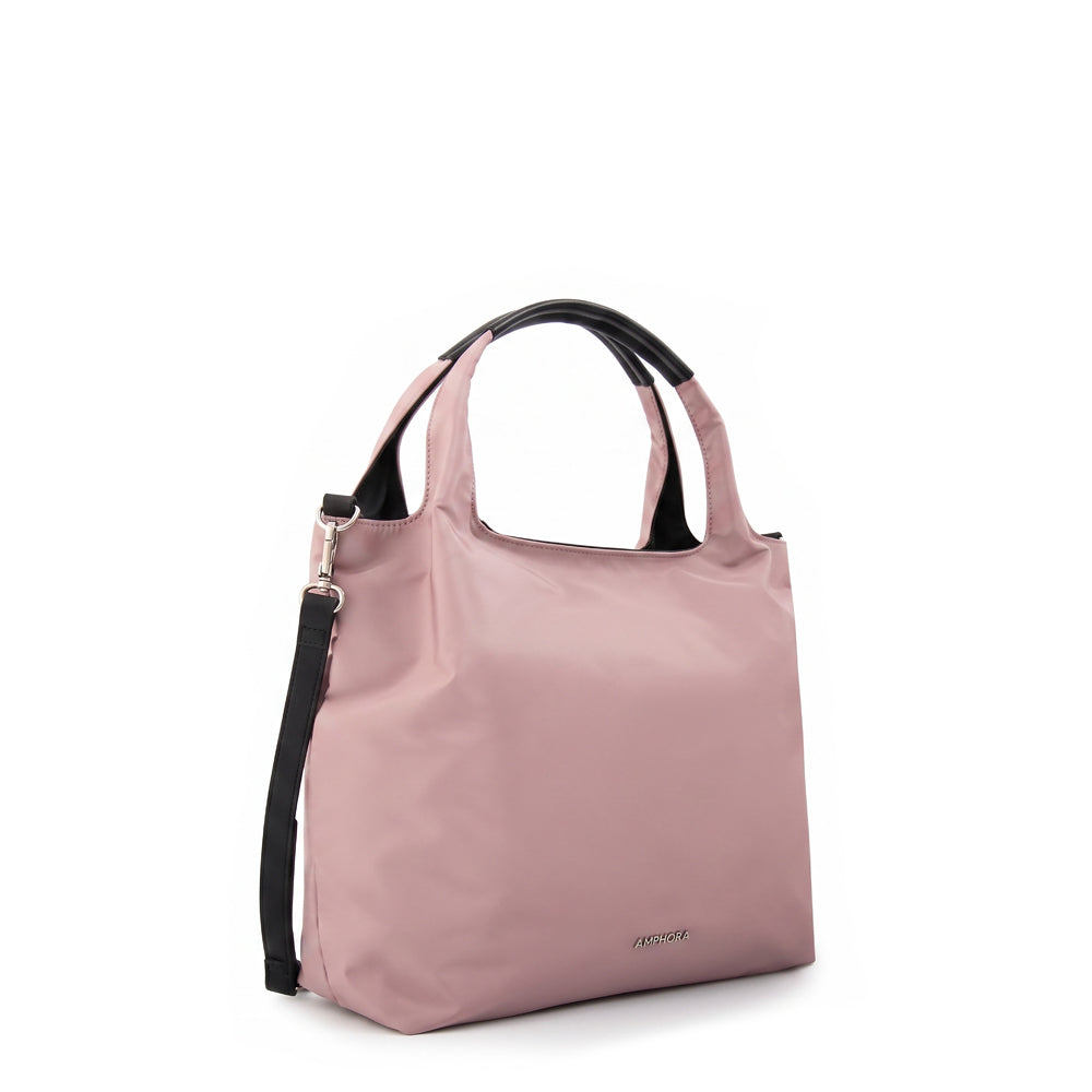 Cartera tote milicent mediana rosa viejo