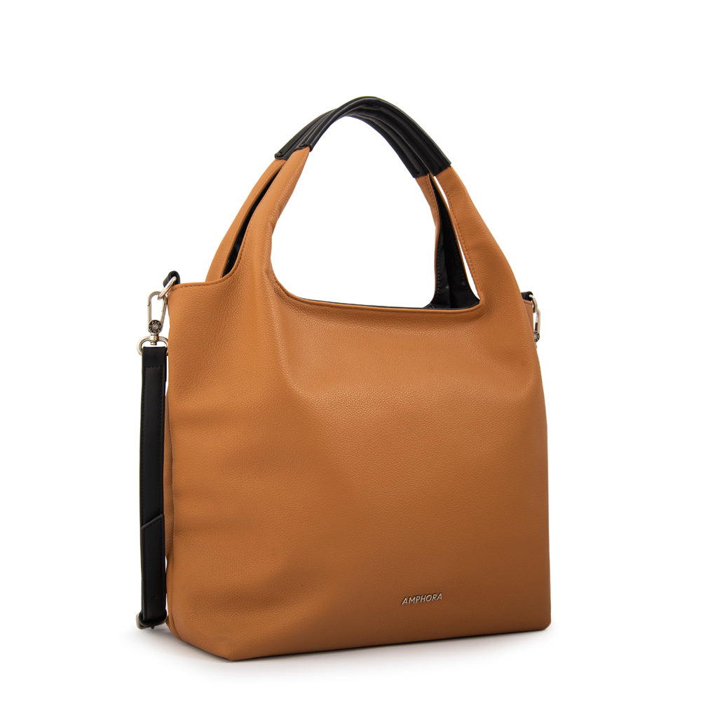 Cartera tote milicent mediana camel