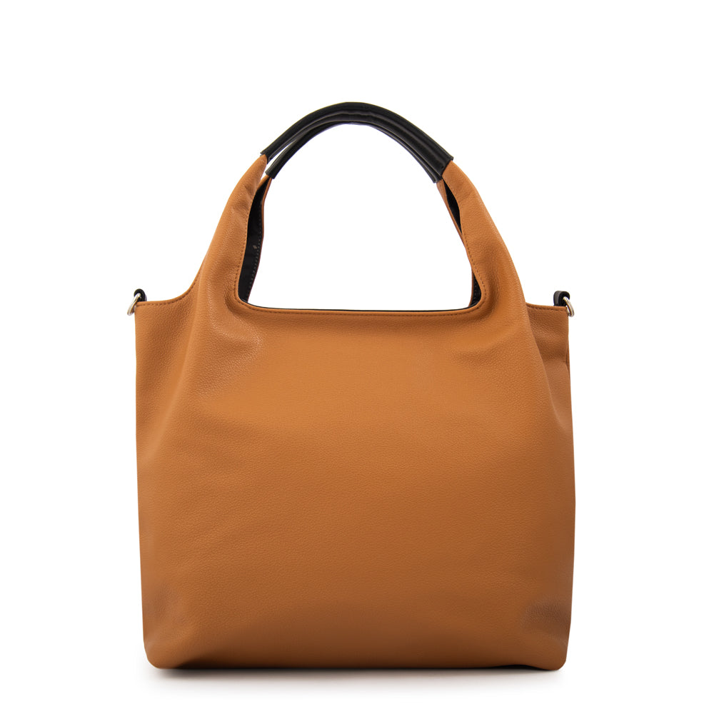Cartera tote milicent mediana camel