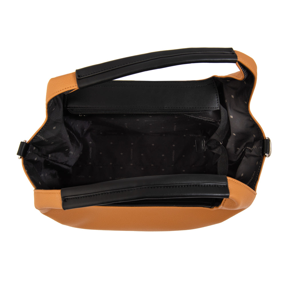 Cartera tote milicent mediana camel