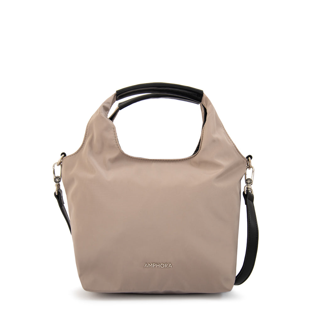Cartera bandolera milicent mediana taupe