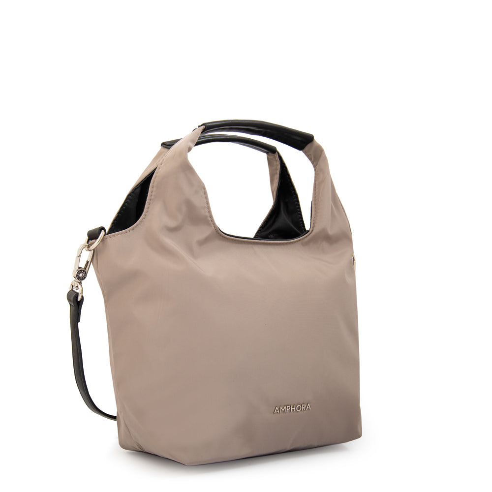 Cartera bandolera milicent mediana taupe