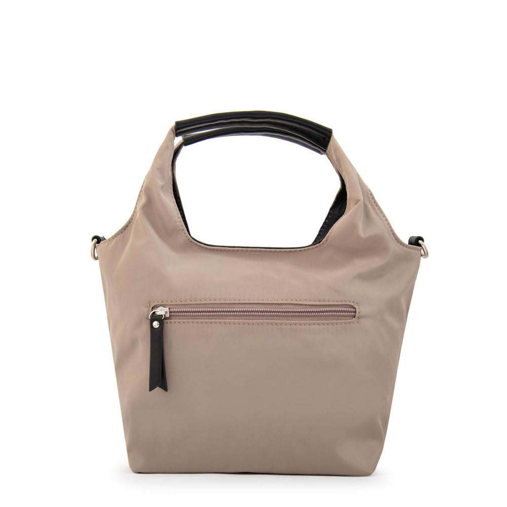 Cartera bandolera milicent mediana taupe