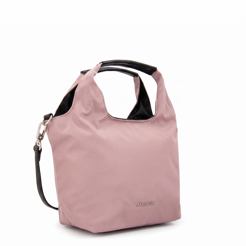 Cartera bandolera milicent mediana rosa viejo