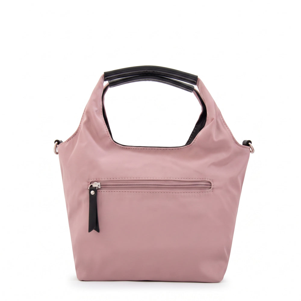 Cartera bandolera milicent mediana rosa viejo