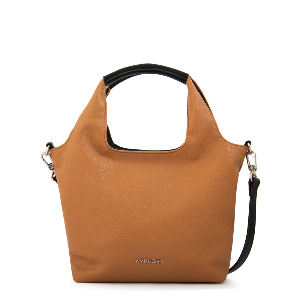 Cartera bandolera milicent mediana camel
