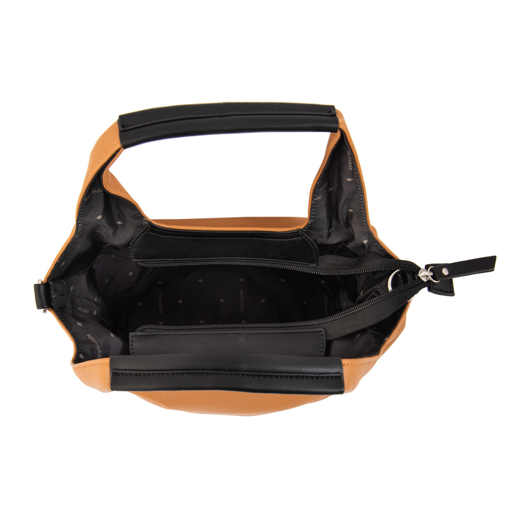 Cartera bandolera milicent mediana camel