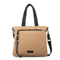 Cartera tote porta notebook kel taupe