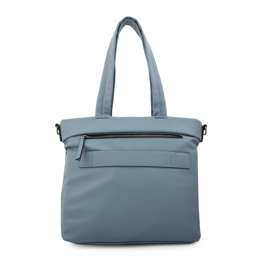 Cartera tote porta notebook kel denim