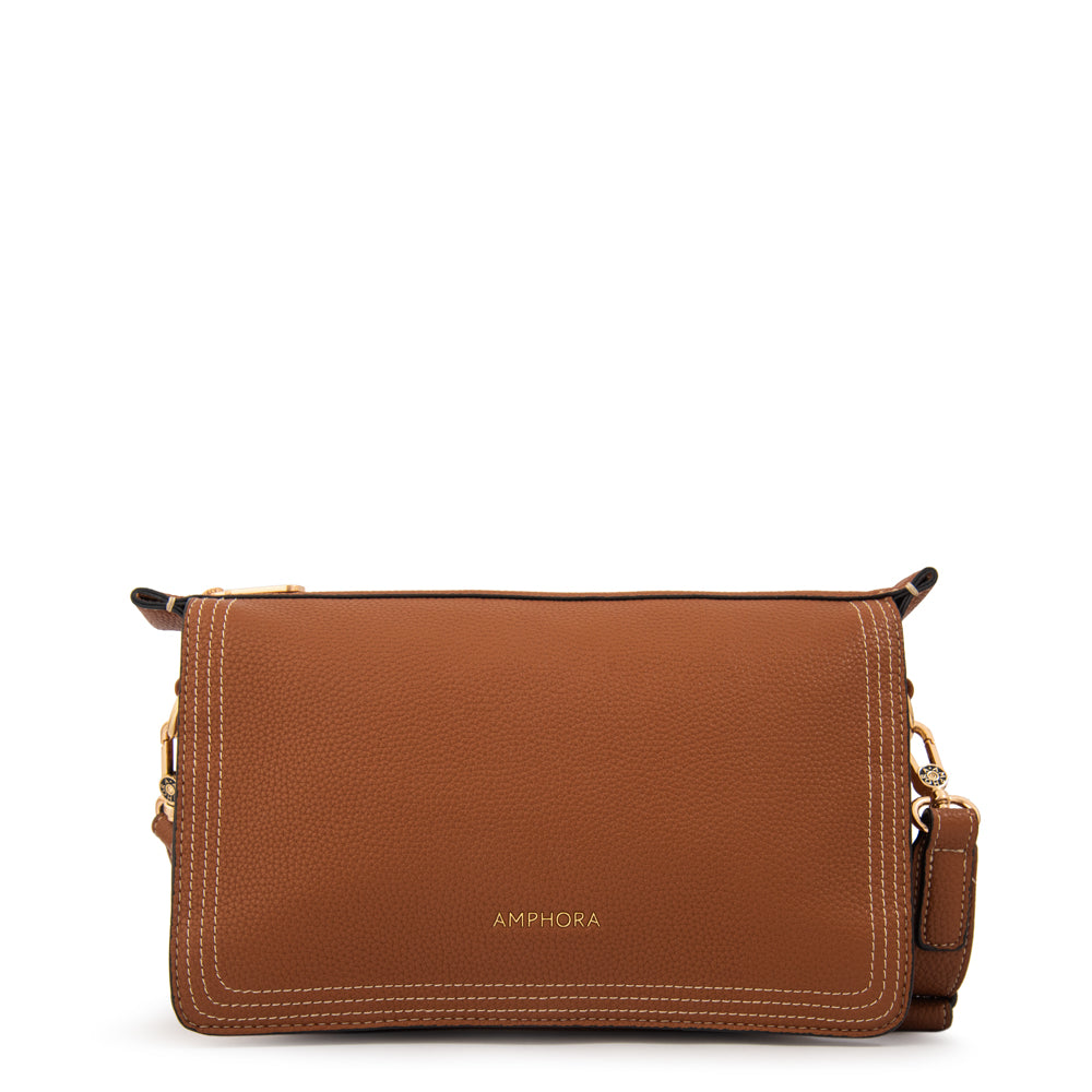 Cartera bandolera raily pequeña café