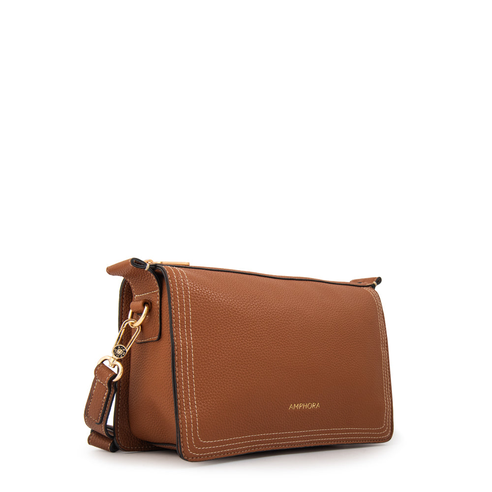 Cartera bandolera raily pequeña café