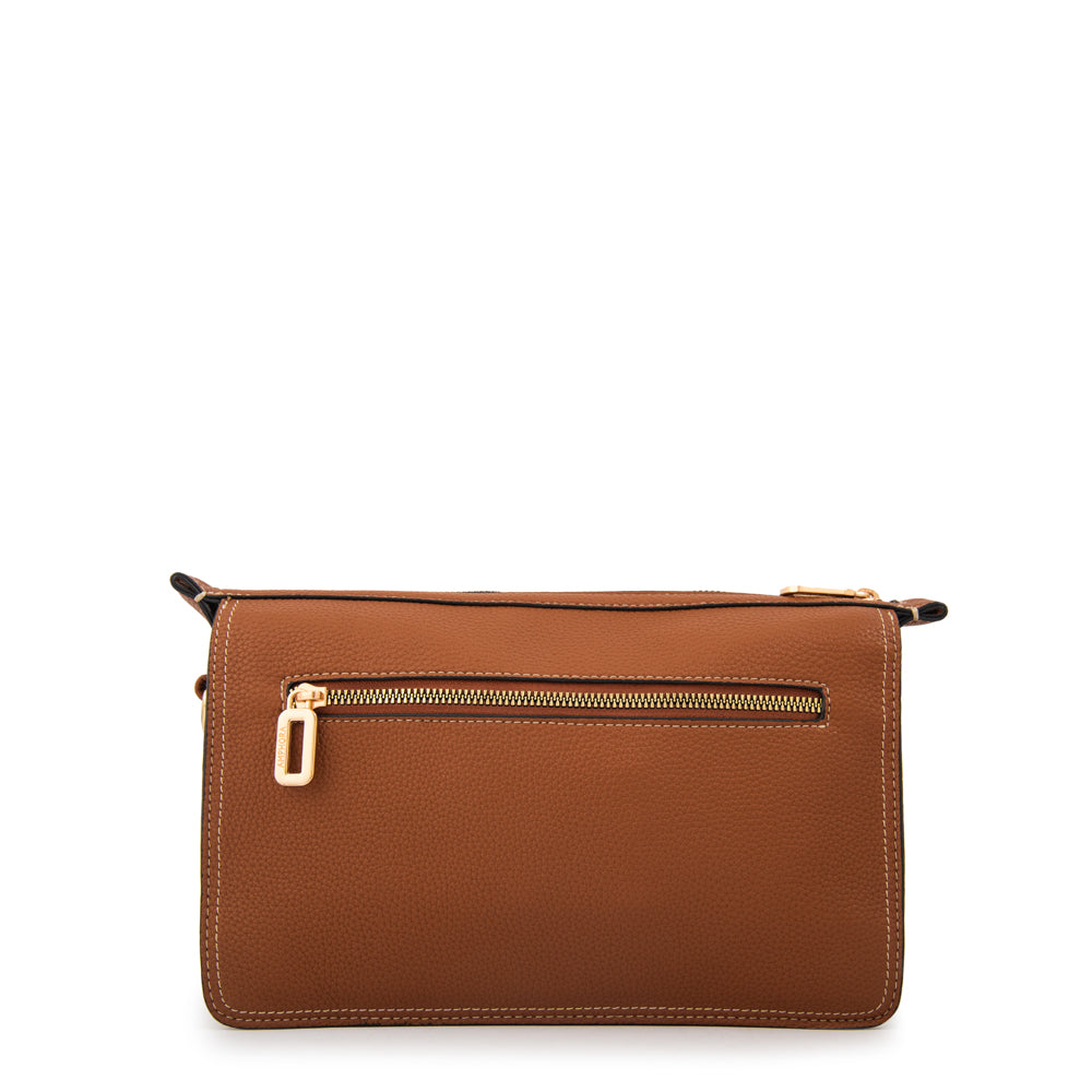 Cartera bandolera raily pequeña café