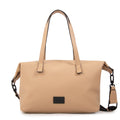 Cartera tote coalis mediana beige oscuro