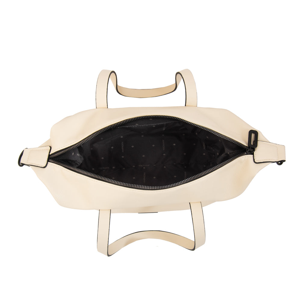 Cartera tote coalis mediana blanco crudo