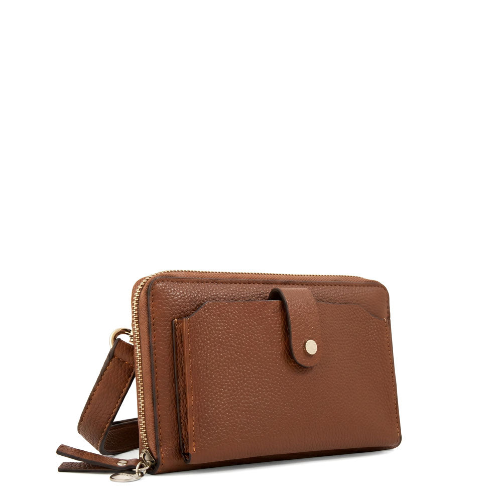 Cartera bandolera verotta pequeña café