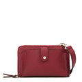 Cartera bandolera verotta pequeña rojo oscuro