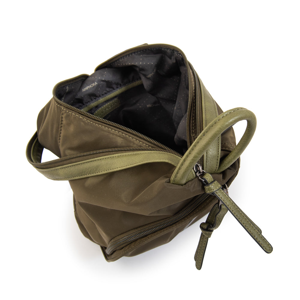 Mochila yomy verde oliva